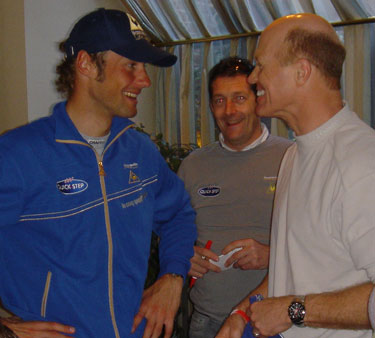 Randy and Quickstep rider Tom Boonen at DePanne Belgium