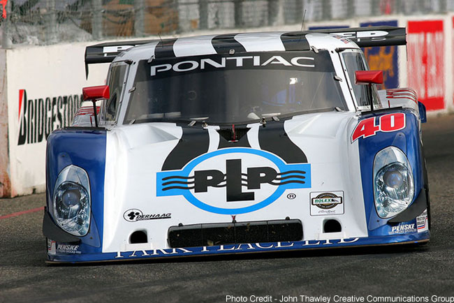 Randy drives the #40 Preformed Line Products Daytona Prototype at the 2006 Long Beach Grand Prix